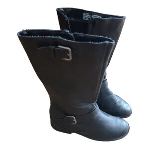 Sonoma Black Girls Riding Boots Size 4